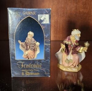 Fontanini Gaspar Figurine Vintage 1992 Heirloom Nativity 5" Set